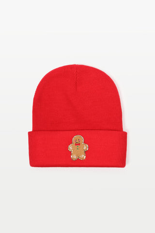 Christmas Gingerbread Hat - Red