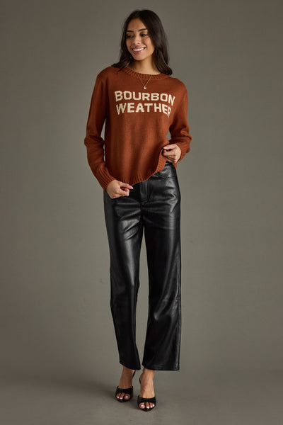 Bourbon Weather Sweater - Chocolate