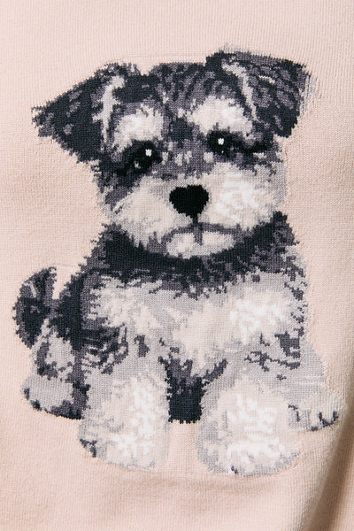 Happy Tails Sweater-Beige