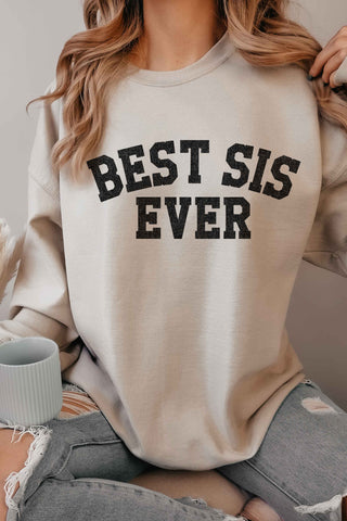 Best Sis Ever Sweatshirt - Sand