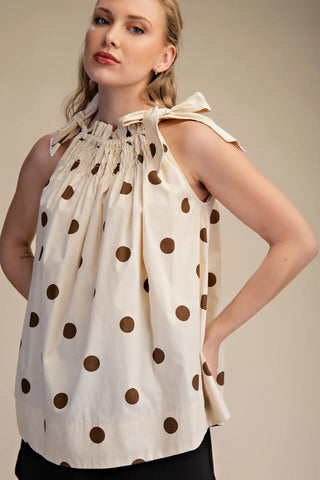 Pretty In Polkadot Top