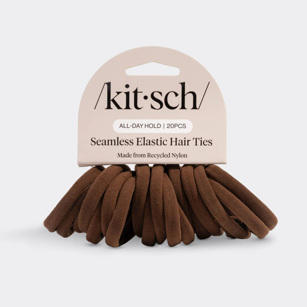 Kitsch Hair Elastic Set-Chocolate