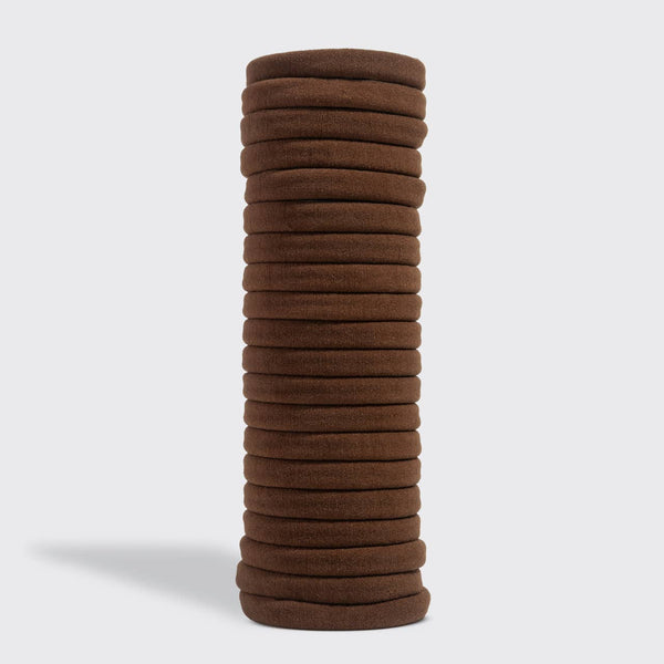 Kitsch Hair Elastic Set-Chocolate
