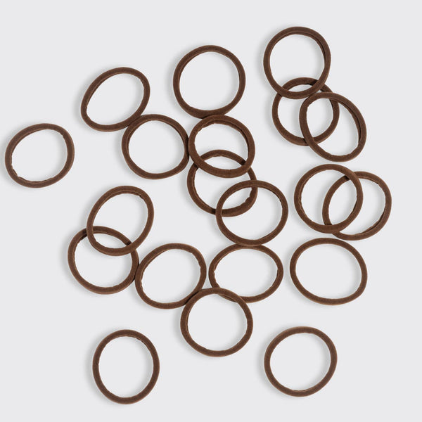 Kitsch Hair Elastic Set-Chocolate