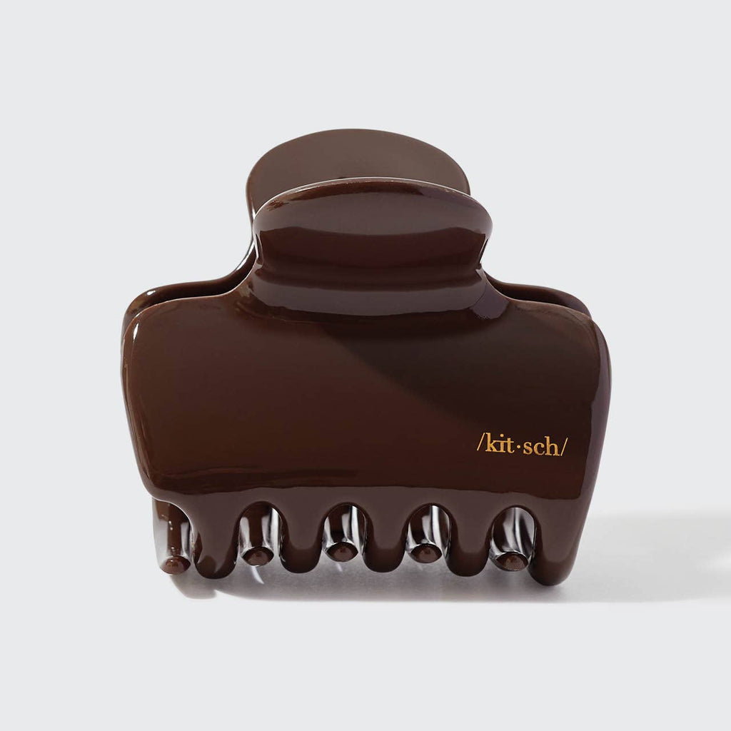 Kitsch Claw Clip Large-Chocolate