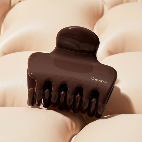 Kitsch Claw Clip Large-Chocolate