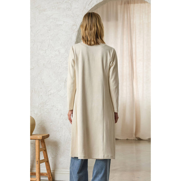 The Heirloom Suede Jacket - Cream