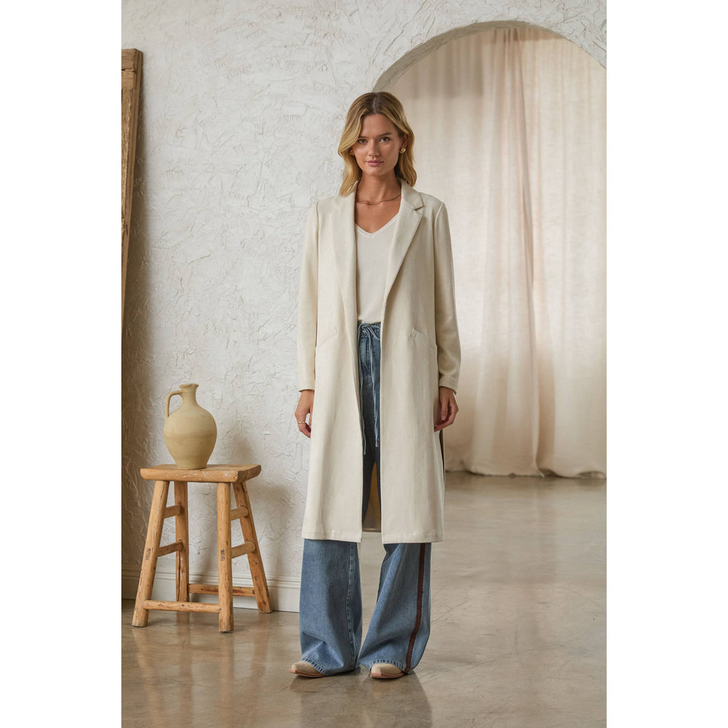 The Heirloom Suede Jacket - Cream