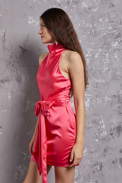 Veronica Dress - Coral Punch