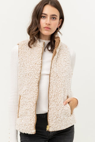 Keystone Reversible Vest -Camel