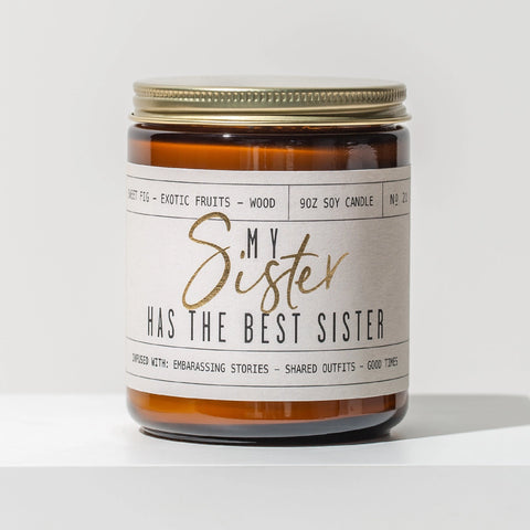 Best Sister Candle