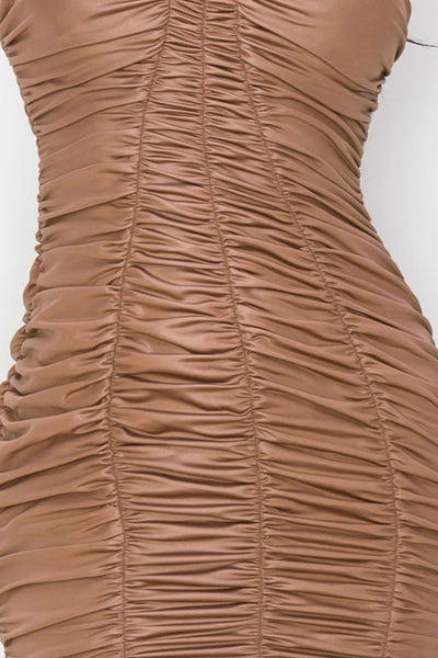 Essence Dress- Mocha