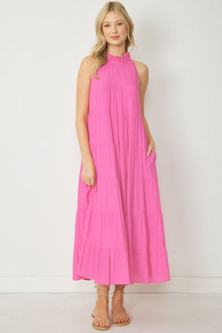 Chloe Maxi Dress - Pink